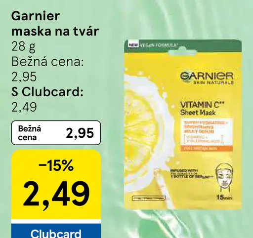 Garnier maska na tvár