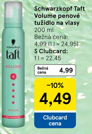 Schwarzkopf Taft Volume tužidlo na vlasy