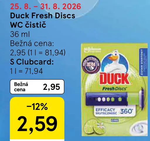 Duck Fresh Discs WC čistič