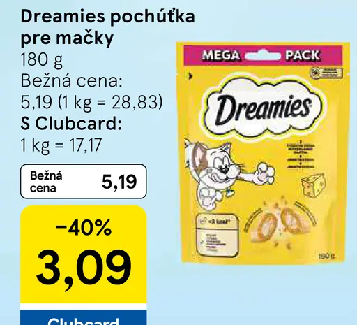 Dreamies mačacie pochúťky