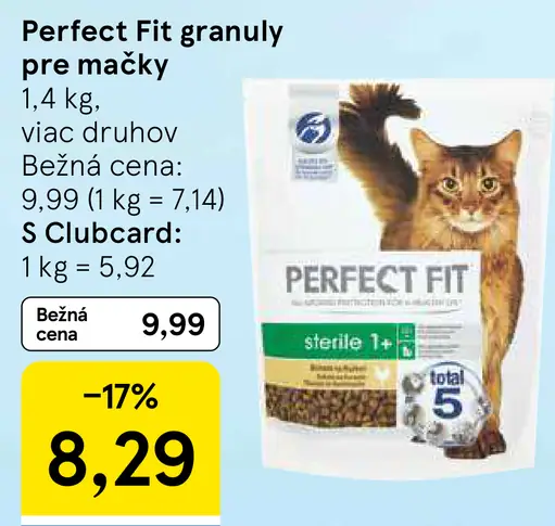 Perfect Fit granuly pre mačky