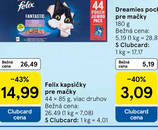 Felix kapsičky pre mačky