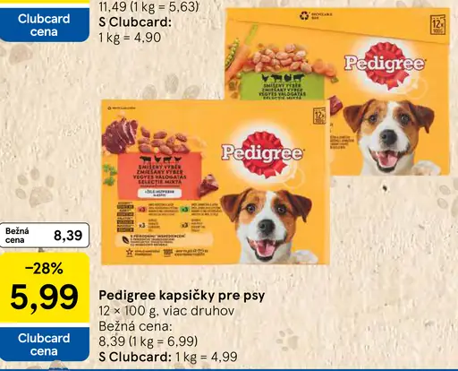 Pedigree kapsičky pre psy