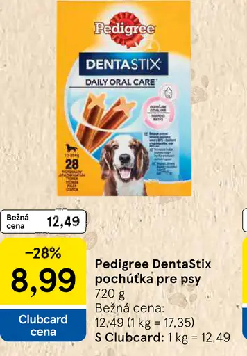 Pedigree DentaStix pochúťka pre psy
