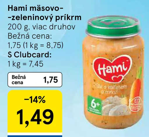 Hami mäsovo-zeleninový príkrm