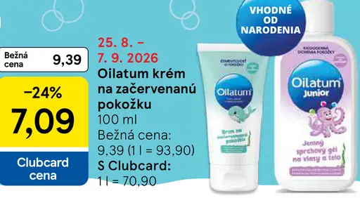 Oilatum krém na začervenanú pokožku