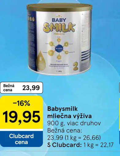 Babysmilk mliečna výživa