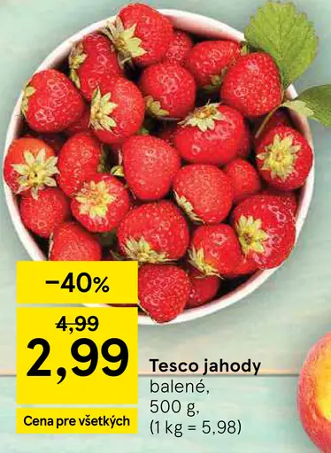 Tesco jahody