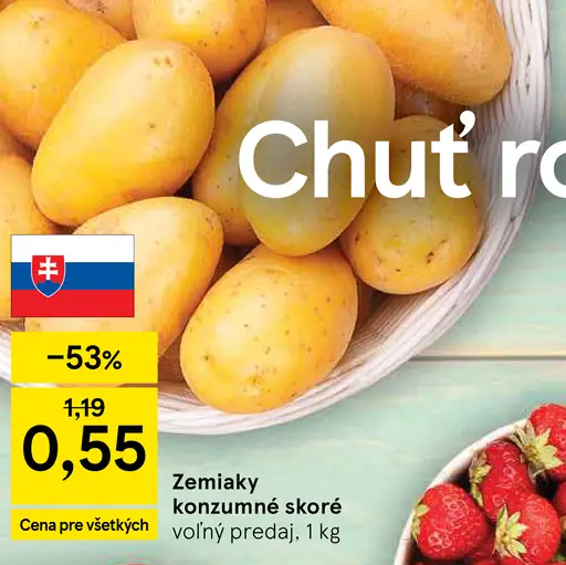 Zemiaky konzumné skoré
