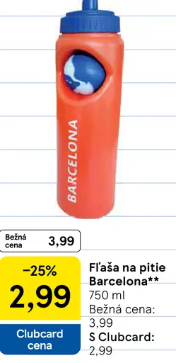 Fľaša na pitie Barcelona