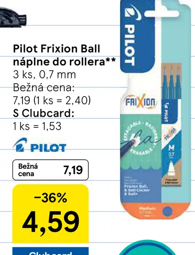 Pilot FriXion Ball náplne do rollera