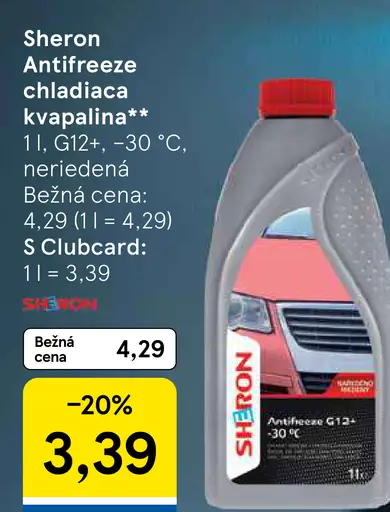 Sheron Antifreeze chladiaca kvapalina G12+ -30 °C