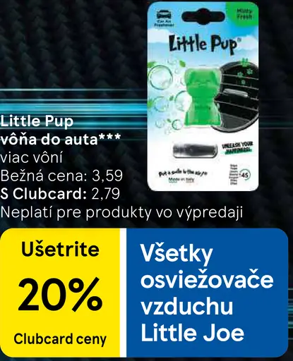Little Pup vôňa do auta