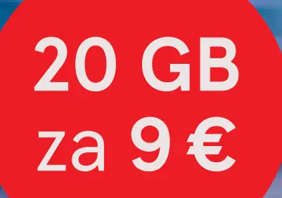 Tesco mobile dátový balíček 20 GB s Clubcard