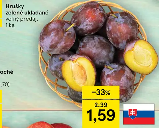 Hrušky zelené