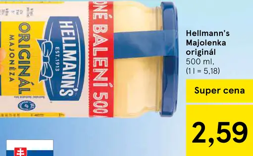 Hellmann's Majolenka originál