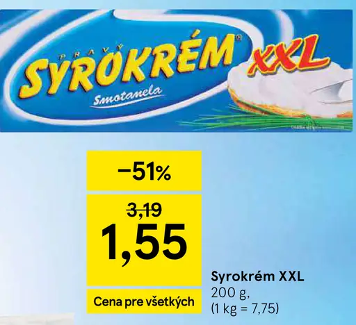 SYROKRÉM XXL