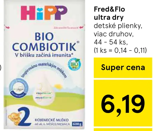 Fred&Flo ultra dry detské plienky