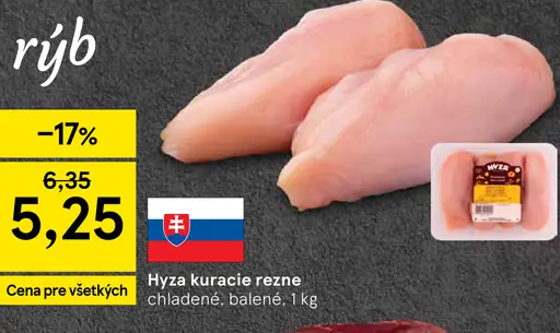 Hyza Kuracie rezne
