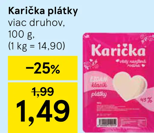 Karička plátky
