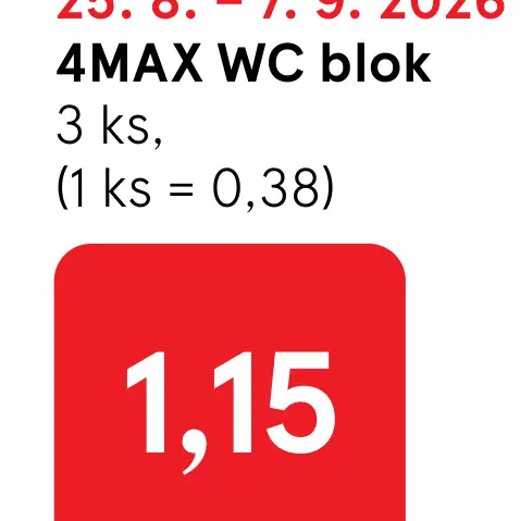4MAX WC blok Blue Ocean