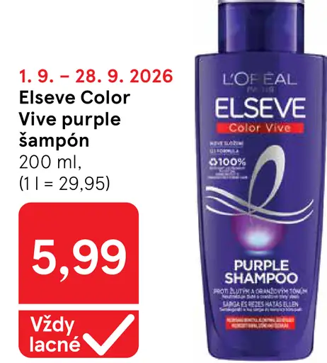 Elseve Color Vive Purple šampón