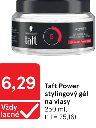 Taft Power gél na vlasy