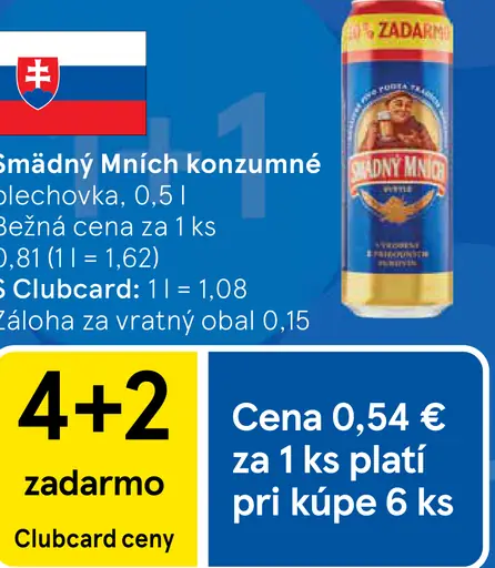 Šmädný Mních pivo