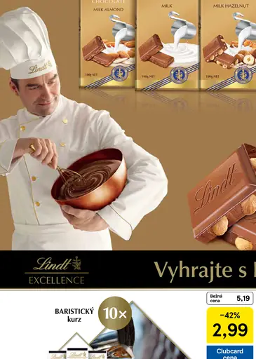 Lindt Premium Chocolate Milk Almond