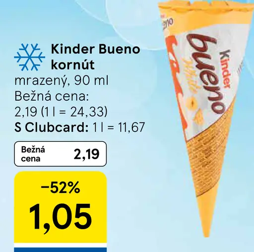 Kinder Bueno kornút