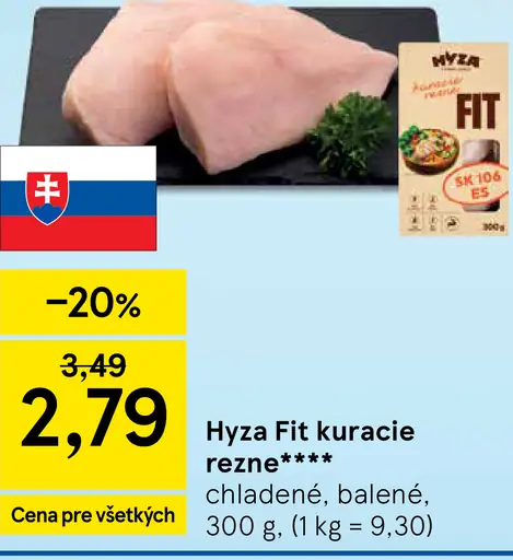 Hyza Fit kuracie rezne