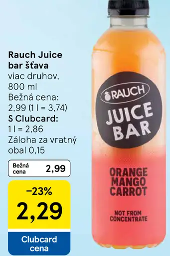 RAUCH Juice Bar Orange Mango Carrot