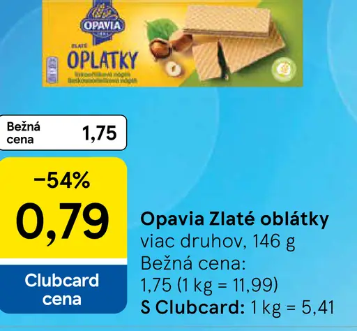 Opavia Zlate oblátky