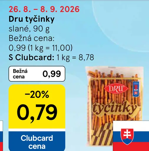 DRU tyčinky slané