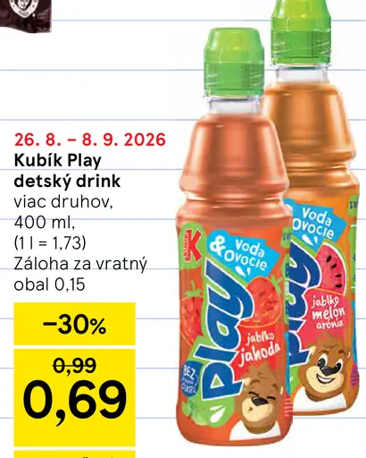 Kubík Play detský drink