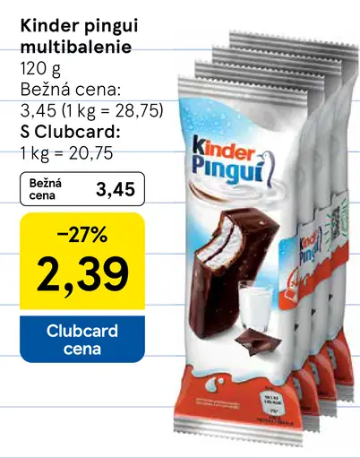 Kinder Pingui multibalenie