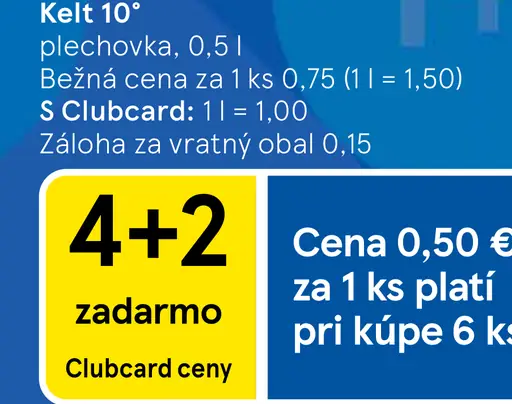 Kelt 10° plechovka