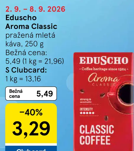 Eduscho Aroma Classic pražená mletá káva