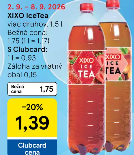 XIXO IceTea viac druhov