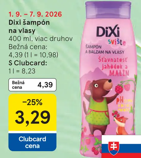 Dixi šampón na vlasy