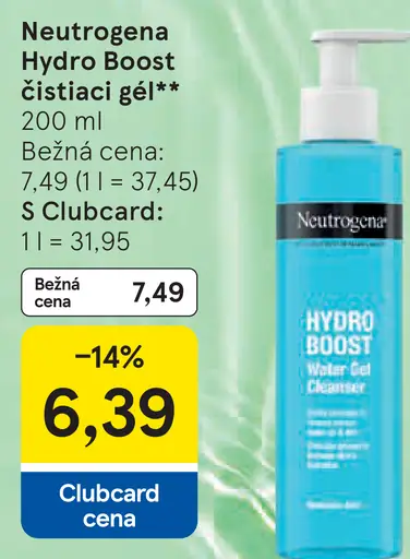 Neutrogena Hydro Boost Čistiaci gél