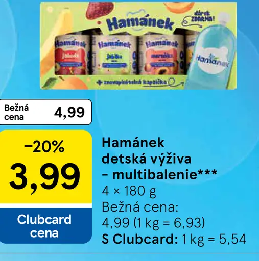 Hamánek detská výživa – multibalenie