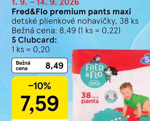 Fred&Flo pants maxi detské plienkové nohavičky