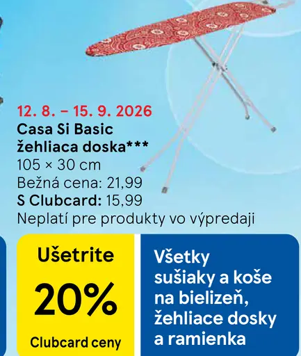 Casa Si Basic žehliaca doska