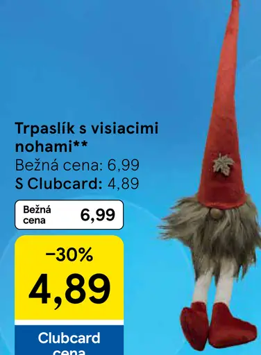 Trpaslík s visiacimi nohami