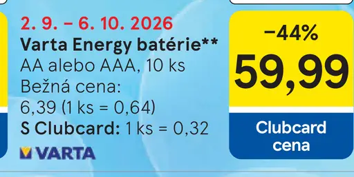 Varta Energy batérie