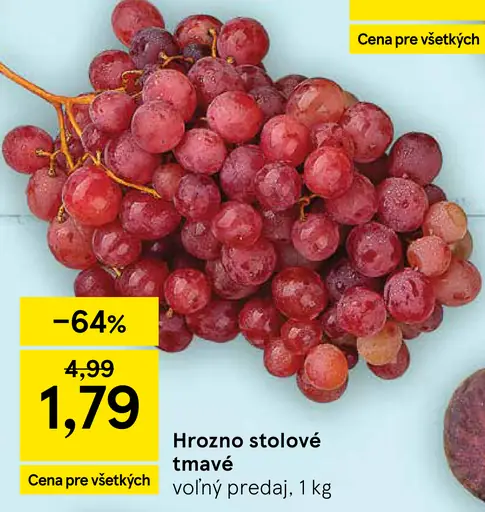 Hrozno stolové tmavé