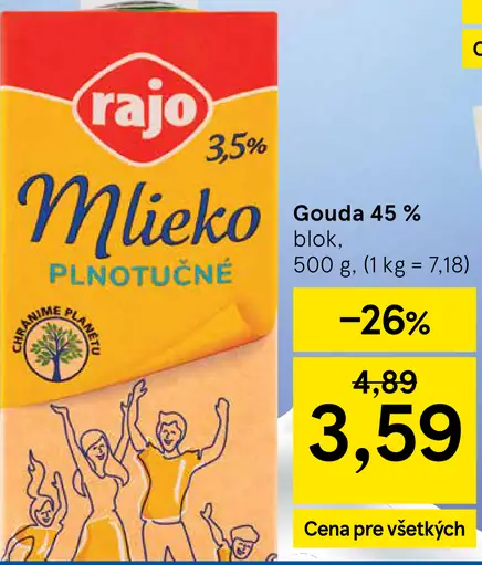 Gouda 45% blok