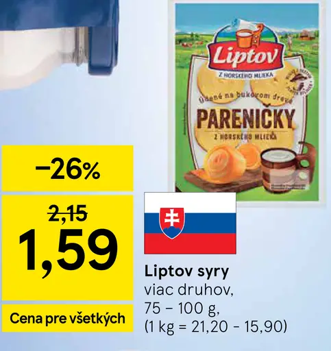 Liptov syry viac druhov