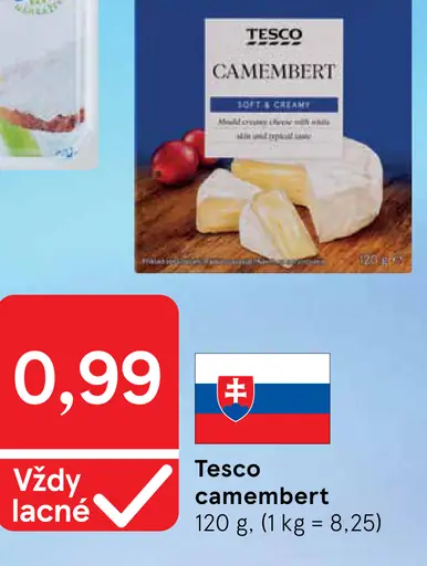 Tesco camembert